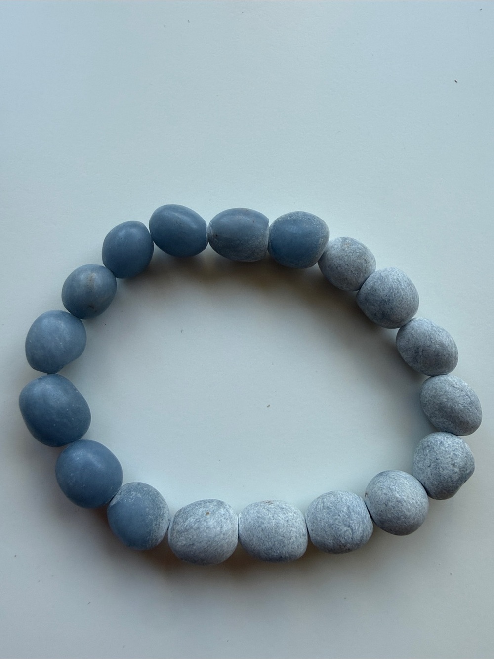 Handcrafted Angelite Stretch Bracelet
